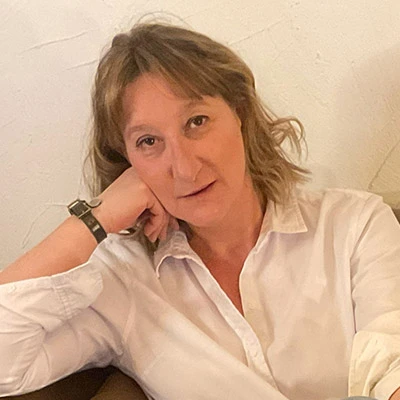 Portrait de Laurie Gersent, cliente de Bertrand Dejean