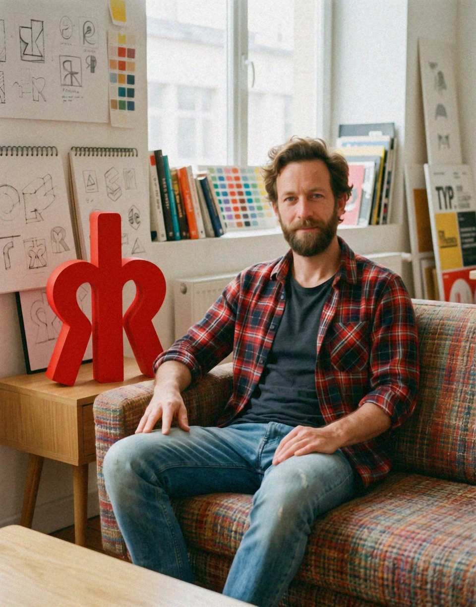 Bertrand Dejean, graphiste et directeur artistique à Lyon