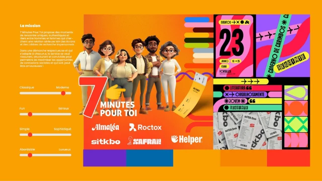 Identité visuelle de 7 Minutes pour Toi, visuel 9