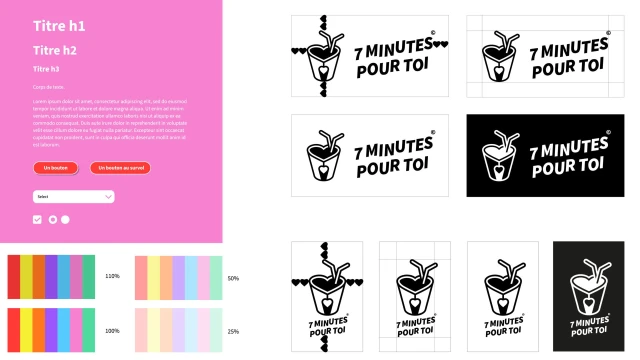 Identité visuelle de 7 Minutes pour Toi, visuel 14