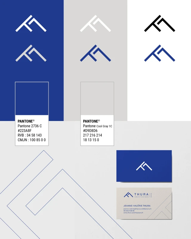 Identité visuelle de Agence Thura Architecture – Courchevel & Méribel — visuel 3