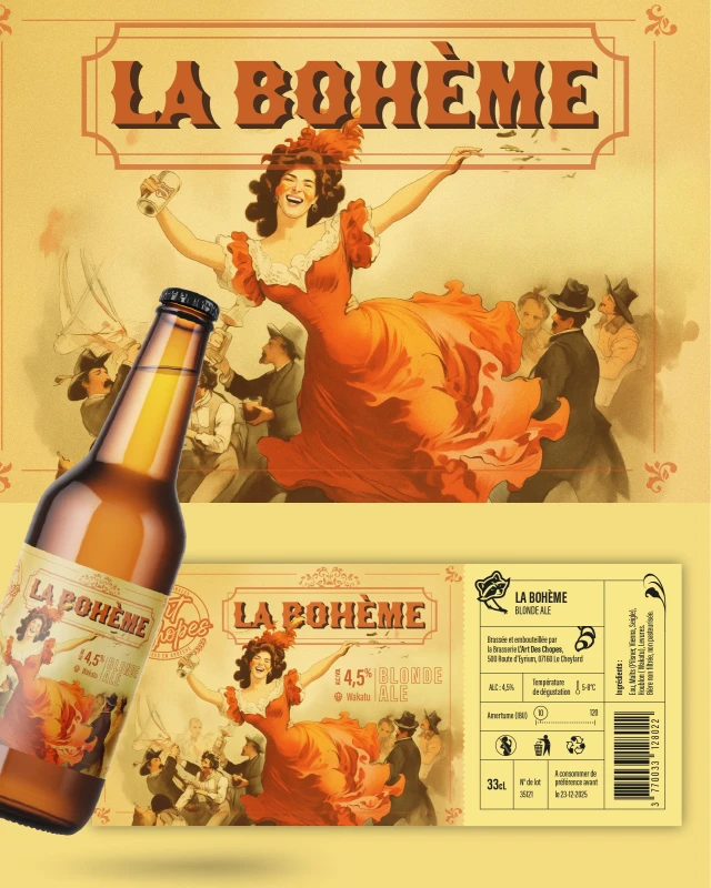 Identité visuelle de Brasserie L'Art des Chopes — visuel 10
