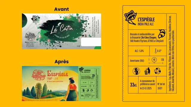 Identité visuelle de Brasserie L'Art des Chopes, visuel 2