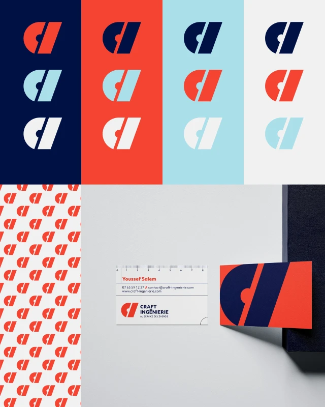 Identité visuelle de Craft Ingénierie — visuel 4