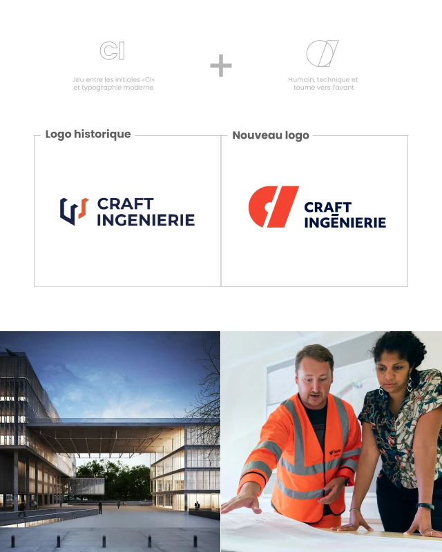 Identité visuelle de Craft Ingénierie — visuel 2