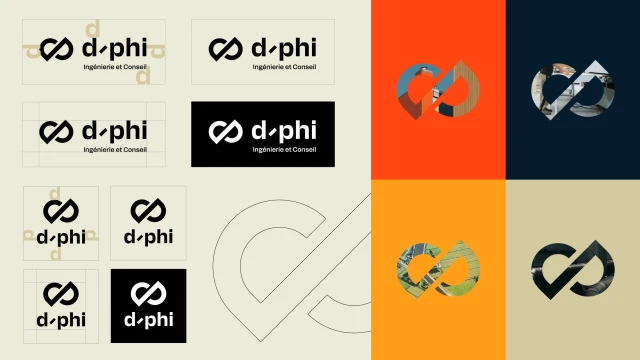 Identité visuelle de D-PHI – Ingénierie et conseil en énergie/carbone, visuel 8