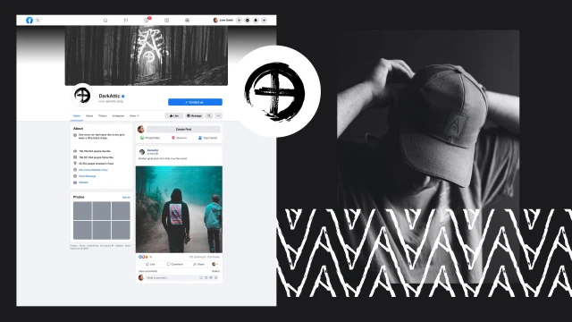 Identité visuelle de Dark Attic — visuel 7