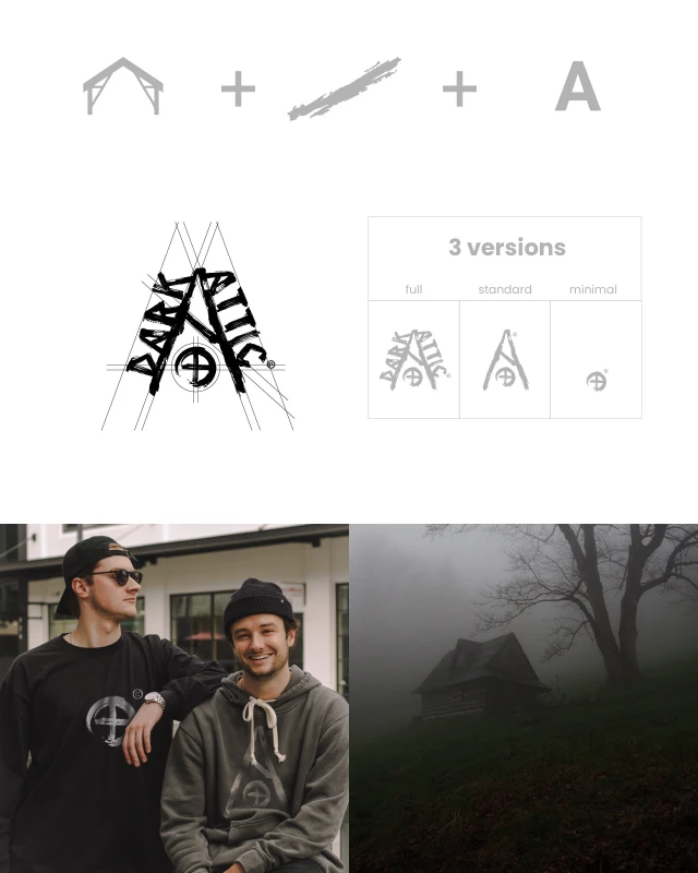 Identité visuelle de Dark Attic — visuel 2