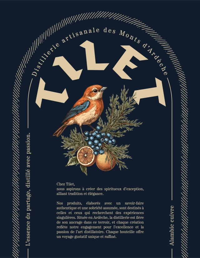 Identité visuelle de Distillerie TILET — visuel 1