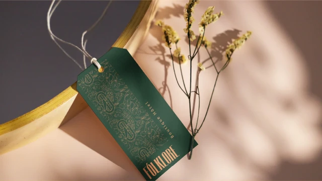 Étiquette à bagage — FÓLKLORE Sancerre