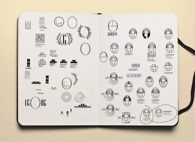 Identité visuelle de Gersent – Recherches Généalogiques, visuel 6