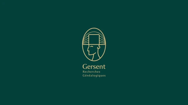 Identité visuelle de Gersent – Recherches Généalogiques, visuel 1