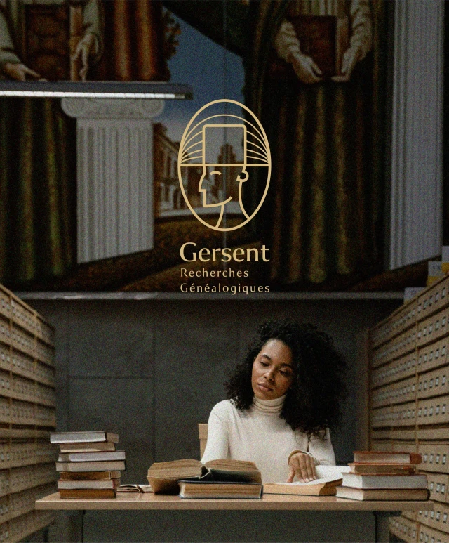 Identité visuelle de Gersent – Recherches Généalogiques, visuel 2