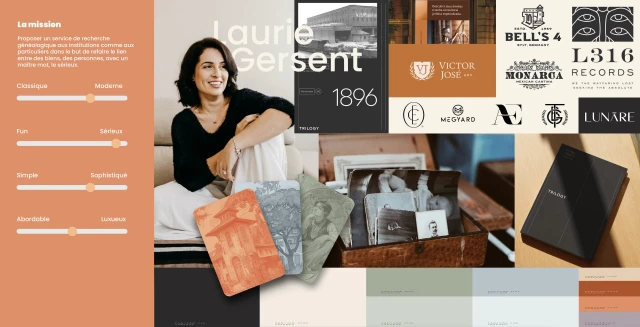 Identité visuelle de Gersent – Recherches Généalogiques, visuel 3