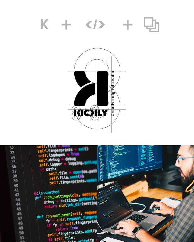 Identité visuelle de Kickly, studio digital créatif — visuel 2