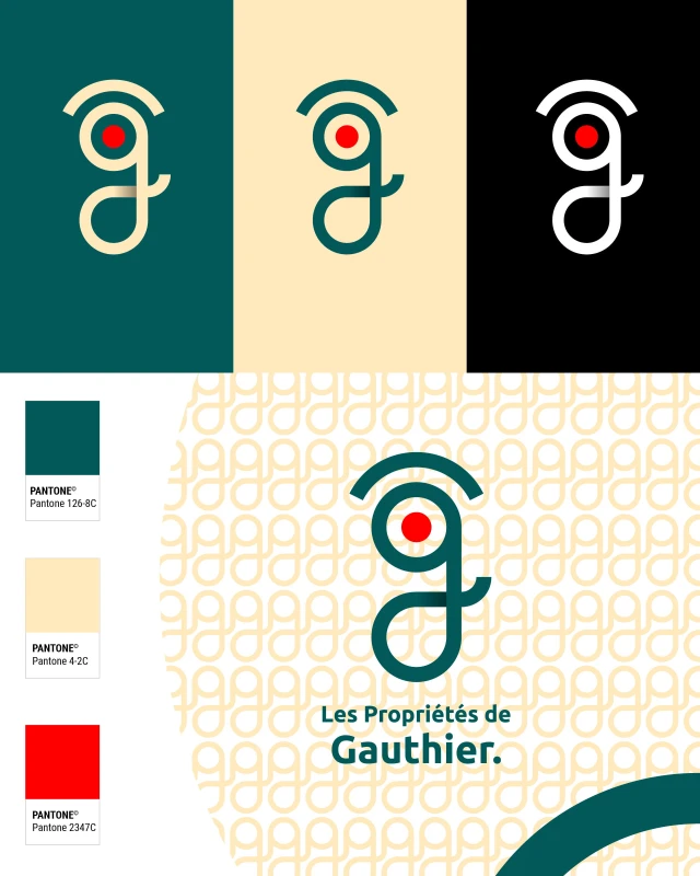 Identité visuelle de Les Propriétés de Gauthier — visuel 3