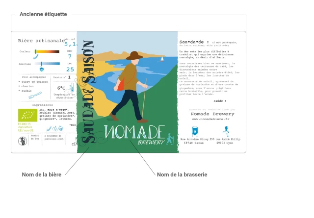 Identité visuelle de Nomade Brewery — visuel 11