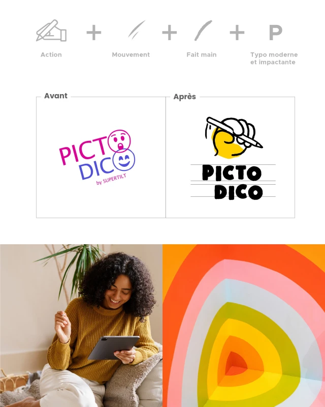 Identité visuelle de Picto Dico, visuel 2