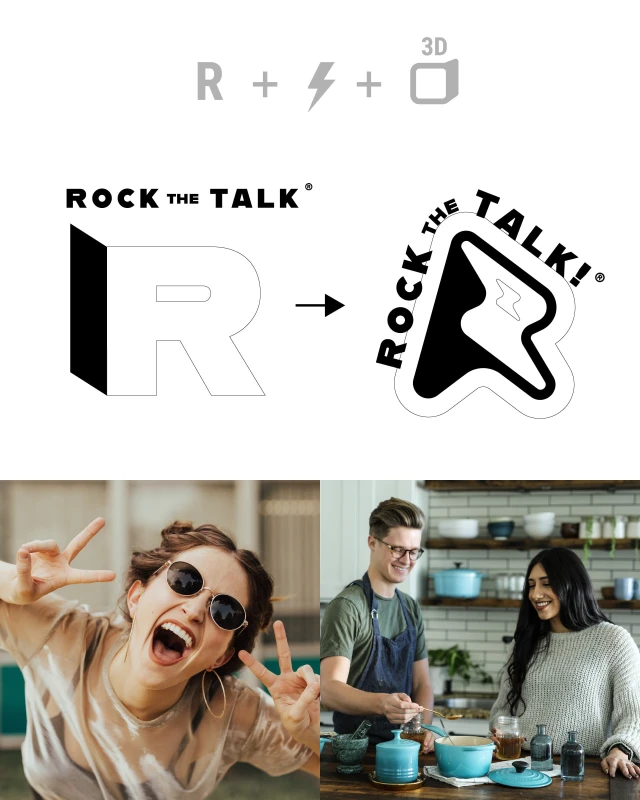 Identité visuelle de Rock the Talk!, visuel 2