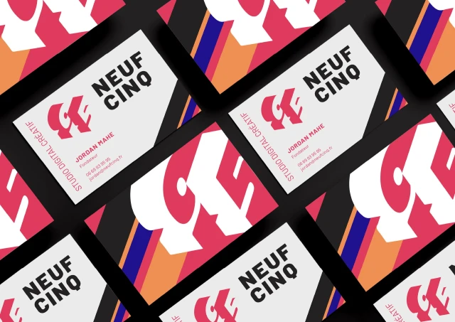 Maquette du site web, Studio web Neuf Cinq