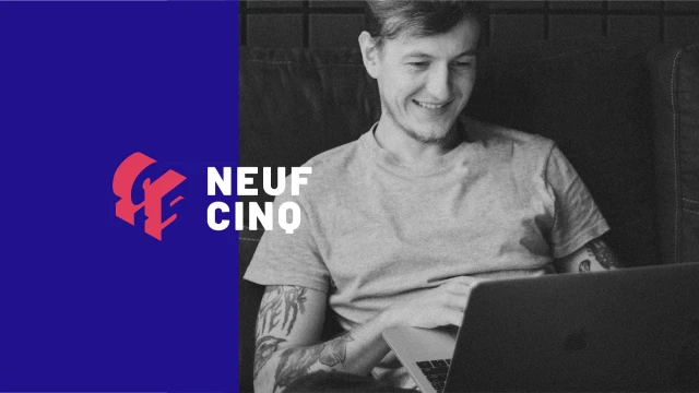 Maquette du site web, Studio web Neuf Cinq