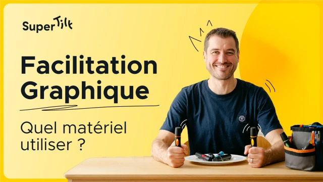 Composition graphique de l'univers visuel SuperTilt