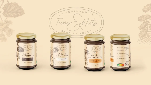 Identité visuelle de Tam&Nuts – Pâte à tartiner, visuel 10