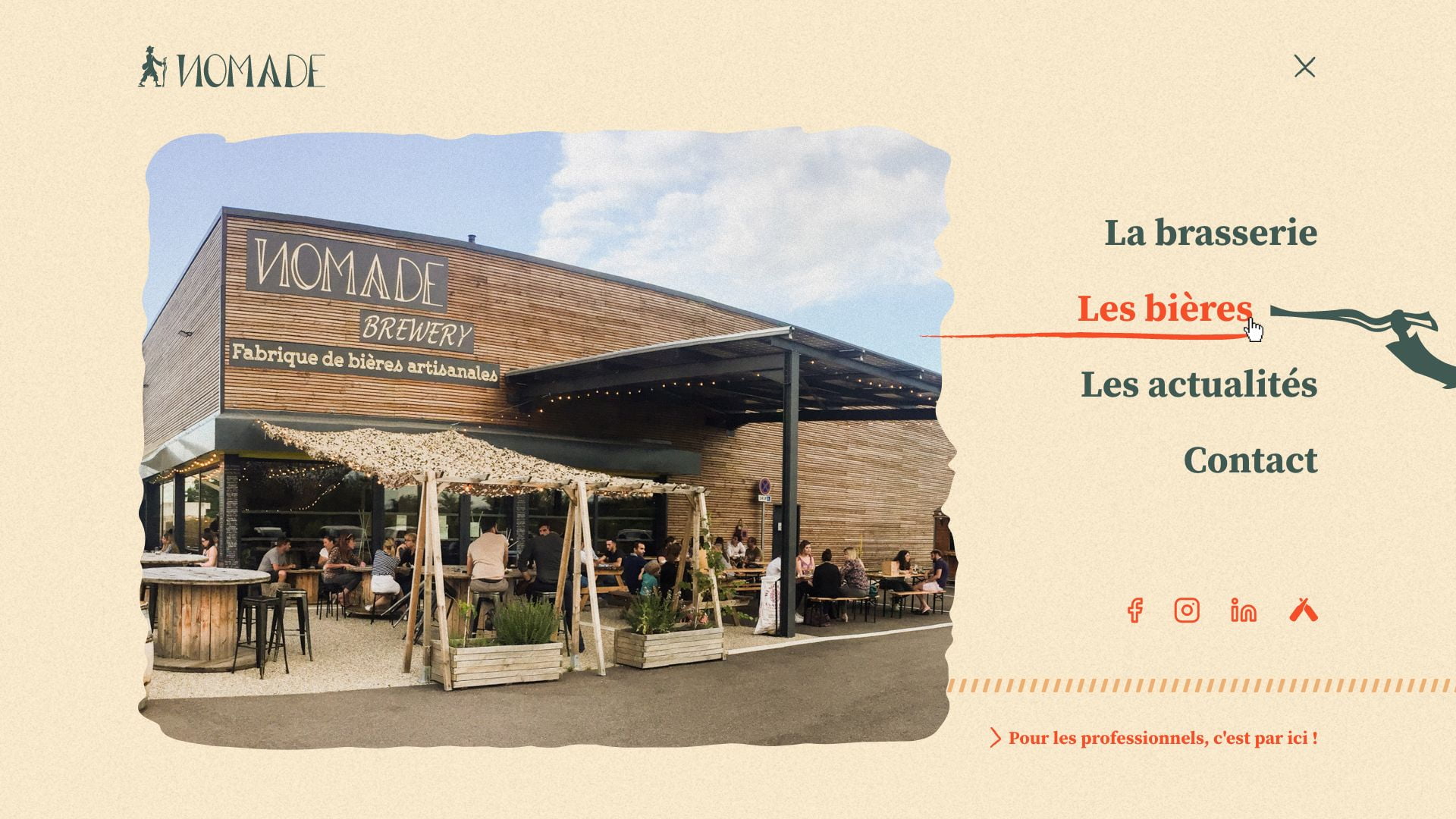 Nomade bière - Home – Menu