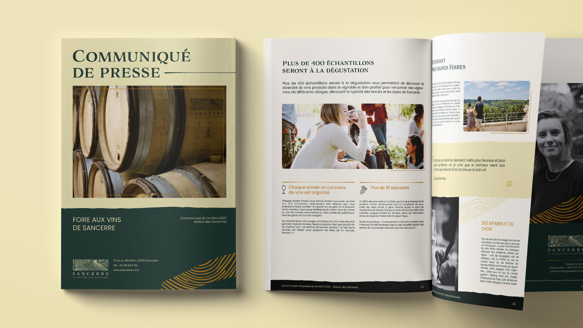 logo-identité visuelle Sancerre AOP - Passeurs de Terroirs - communiqué de presse