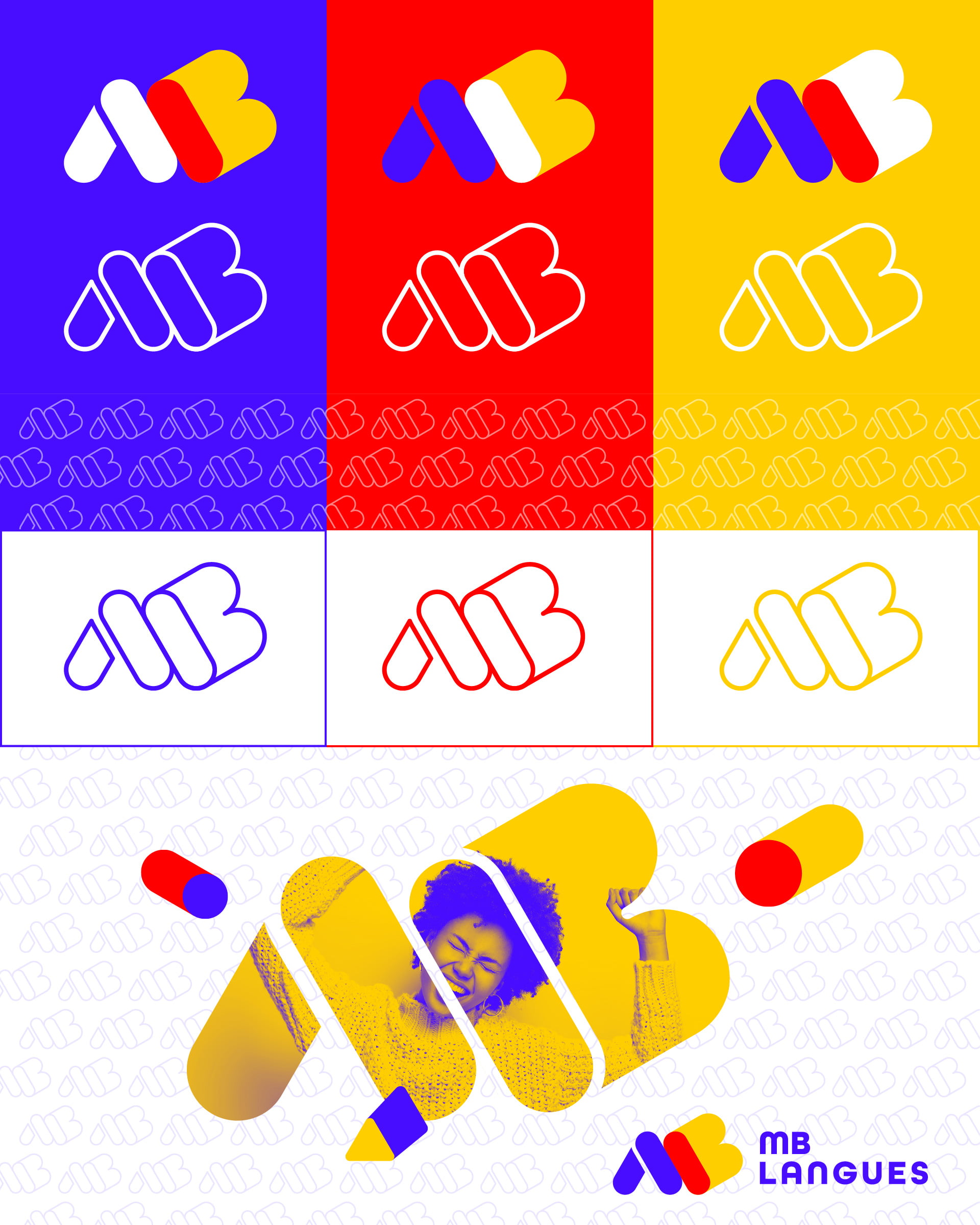 mblangues logo couleurs