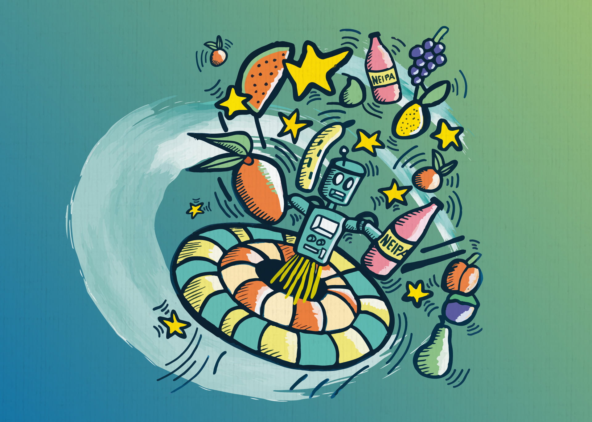 nomade brewery - illustration