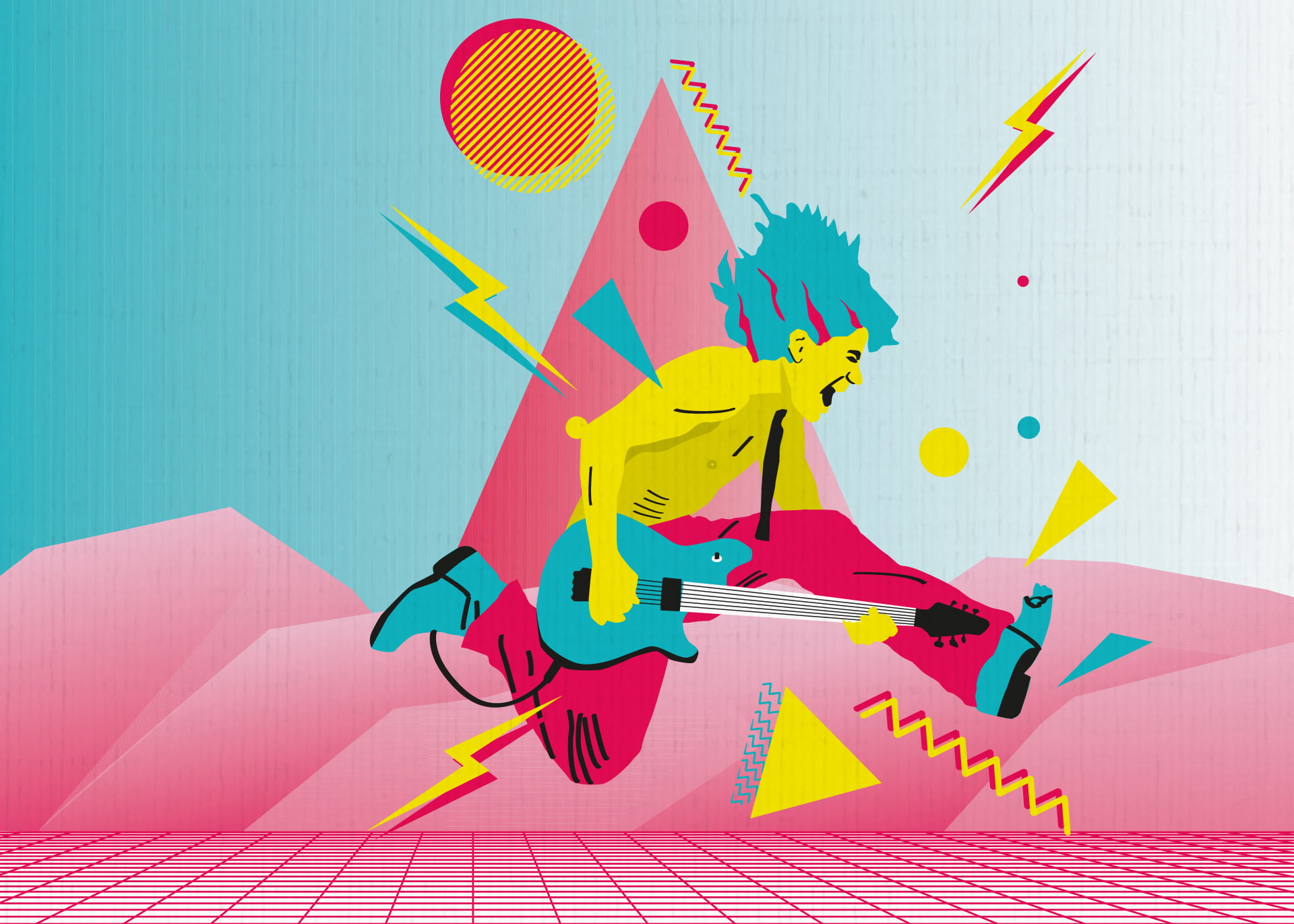 nomade brewery - jump illustration