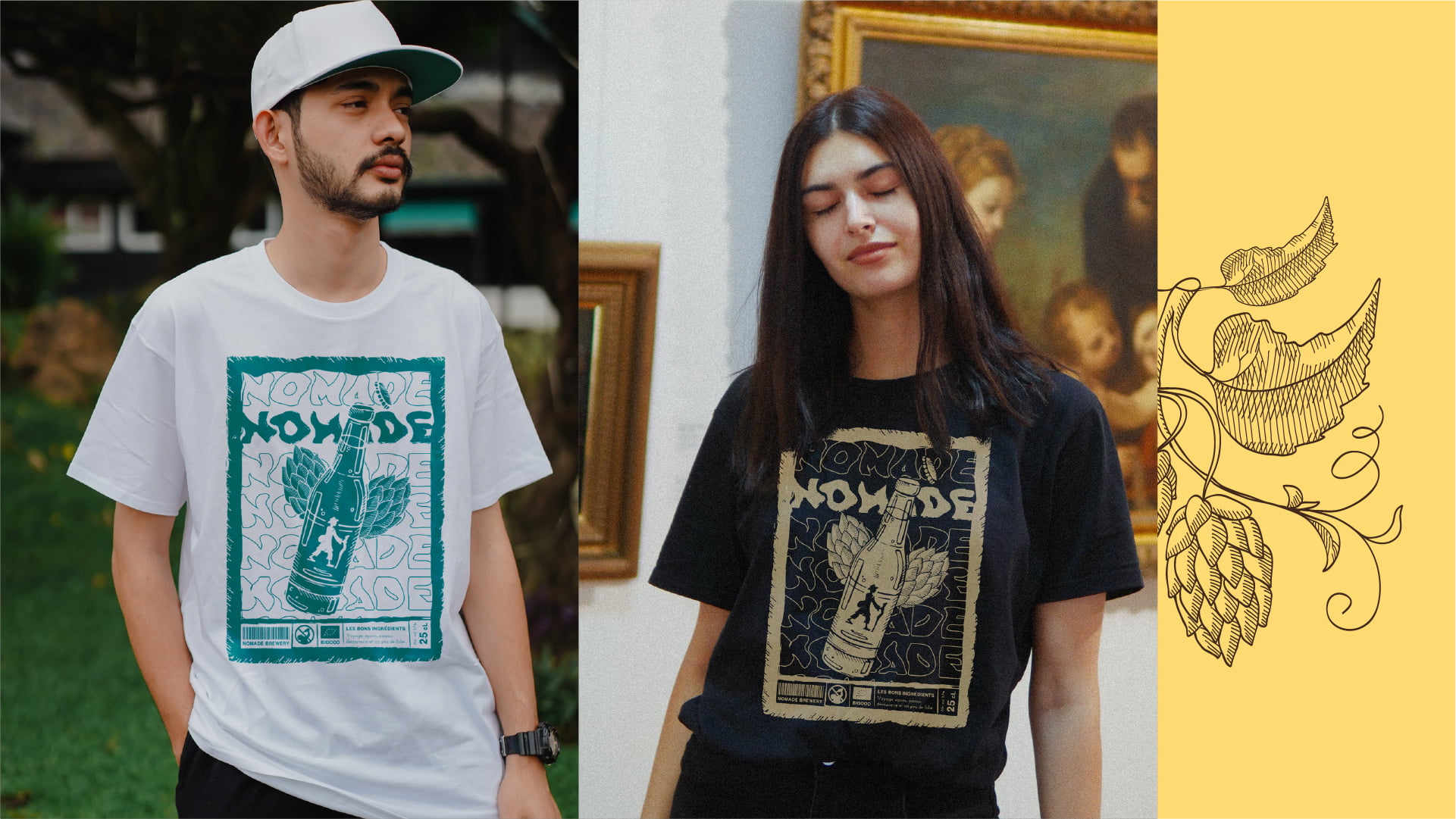 nomade brewery - tshirts