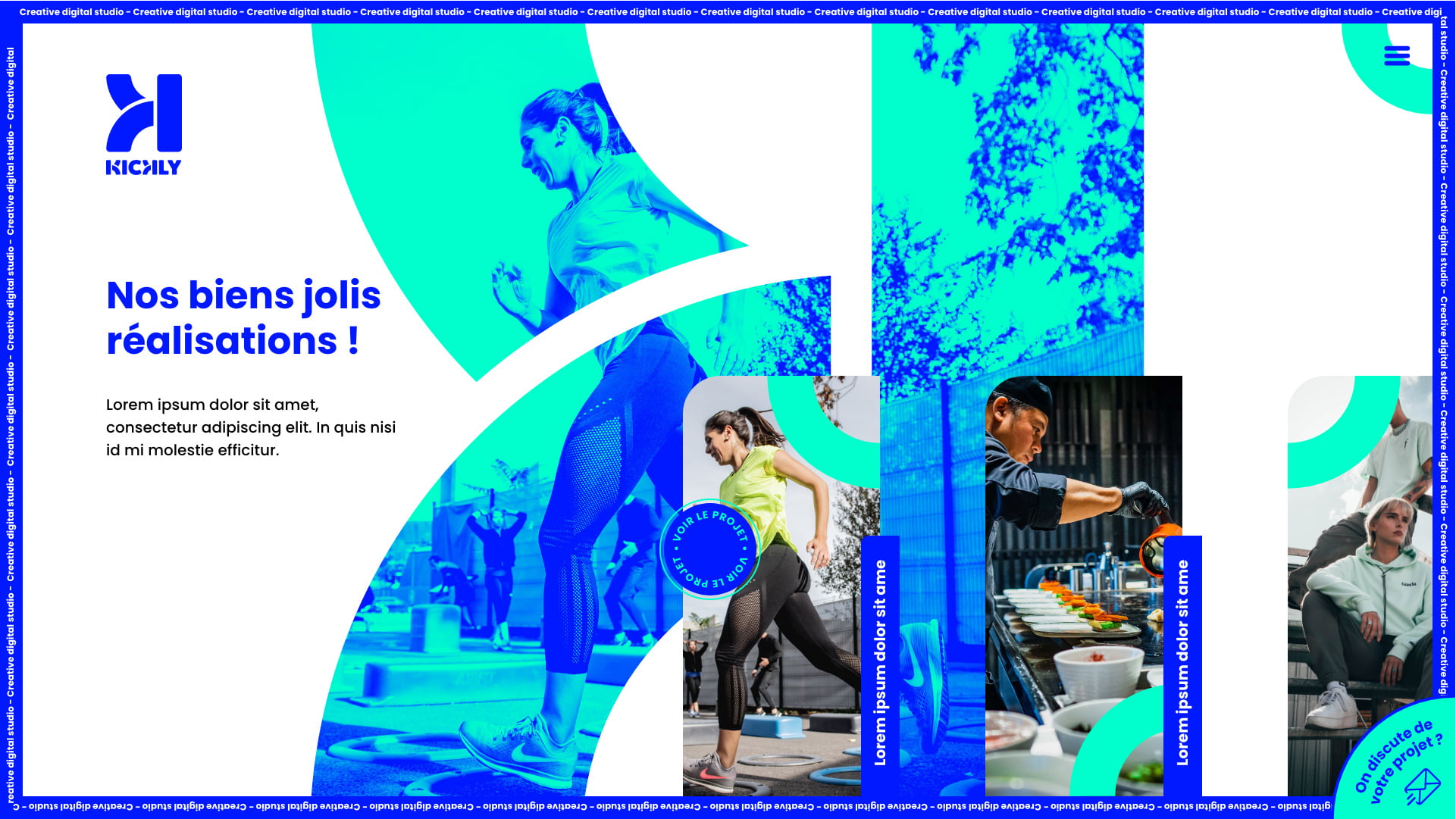 studio kickly web listing projets