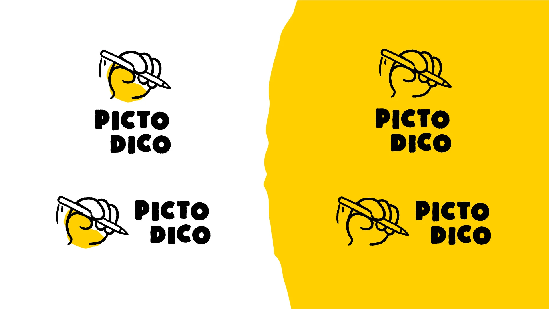 picto dico logo couleur et noir