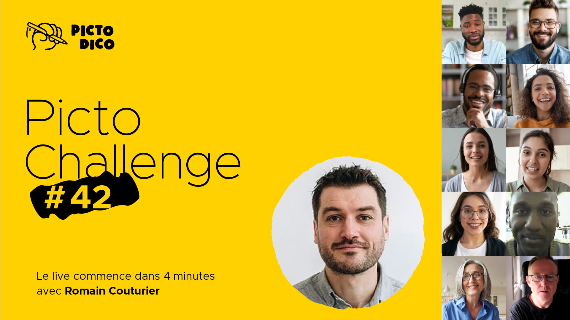 picto dico logo écran attente live