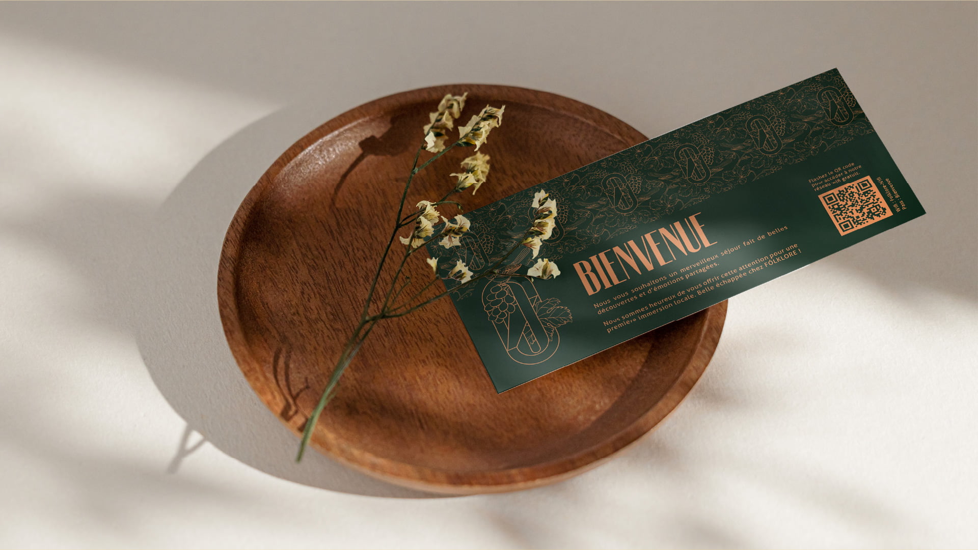 Folklore Sancerre - carte bienvenue