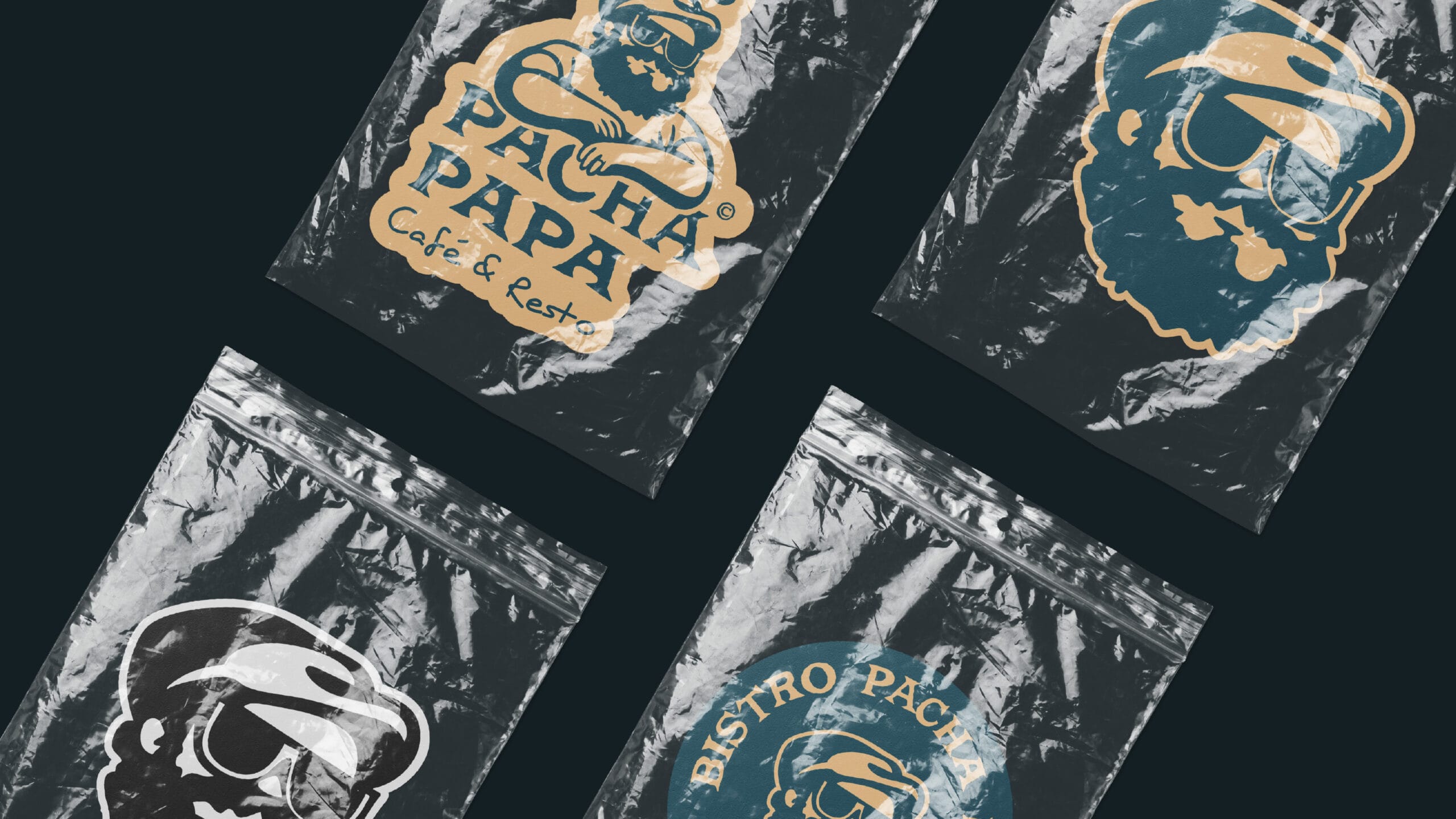 logo Bistro Pacha Papa Lyon - stickers