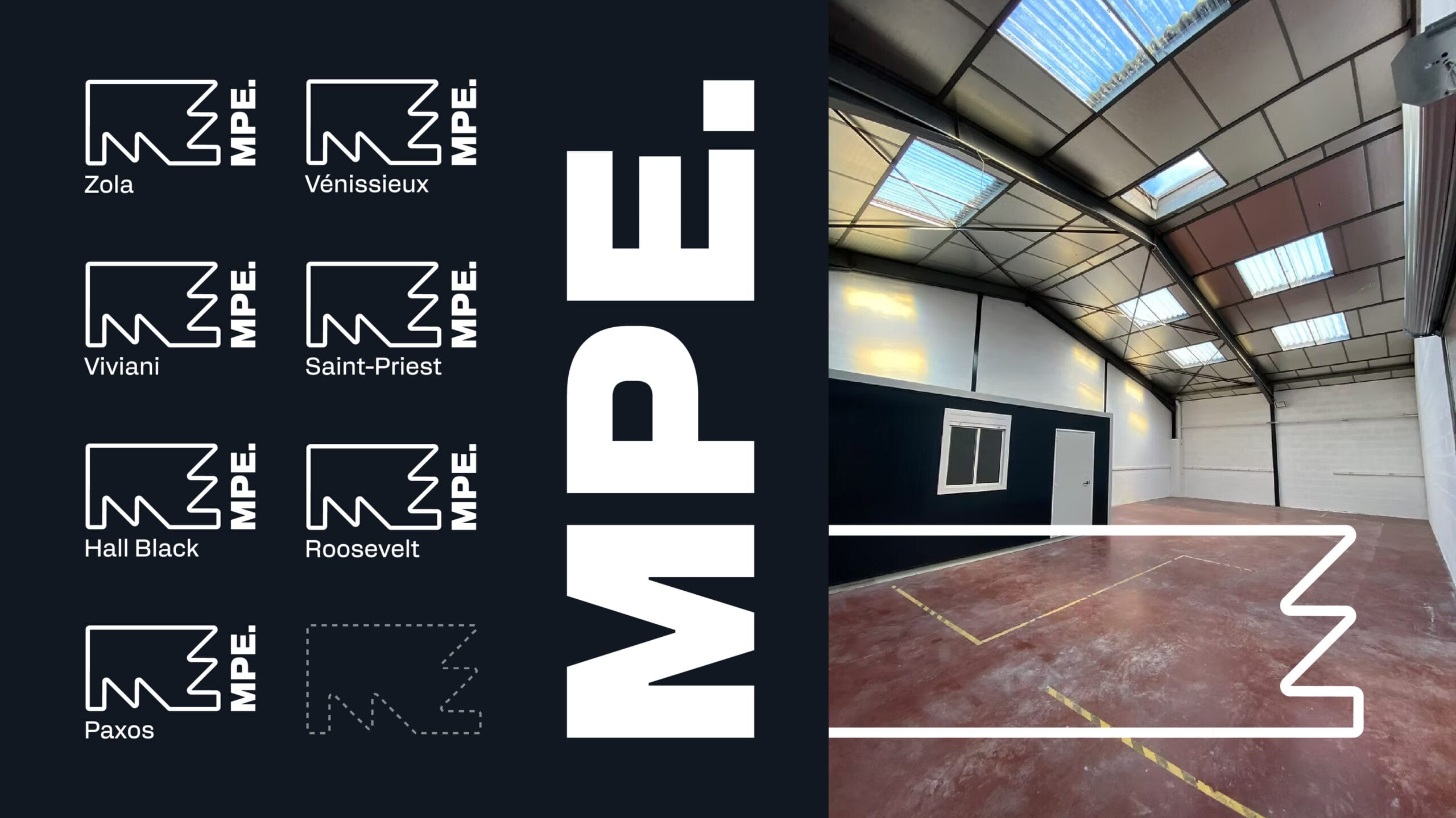 Mon Petit Entrepôt - déclinaisons logo lieux