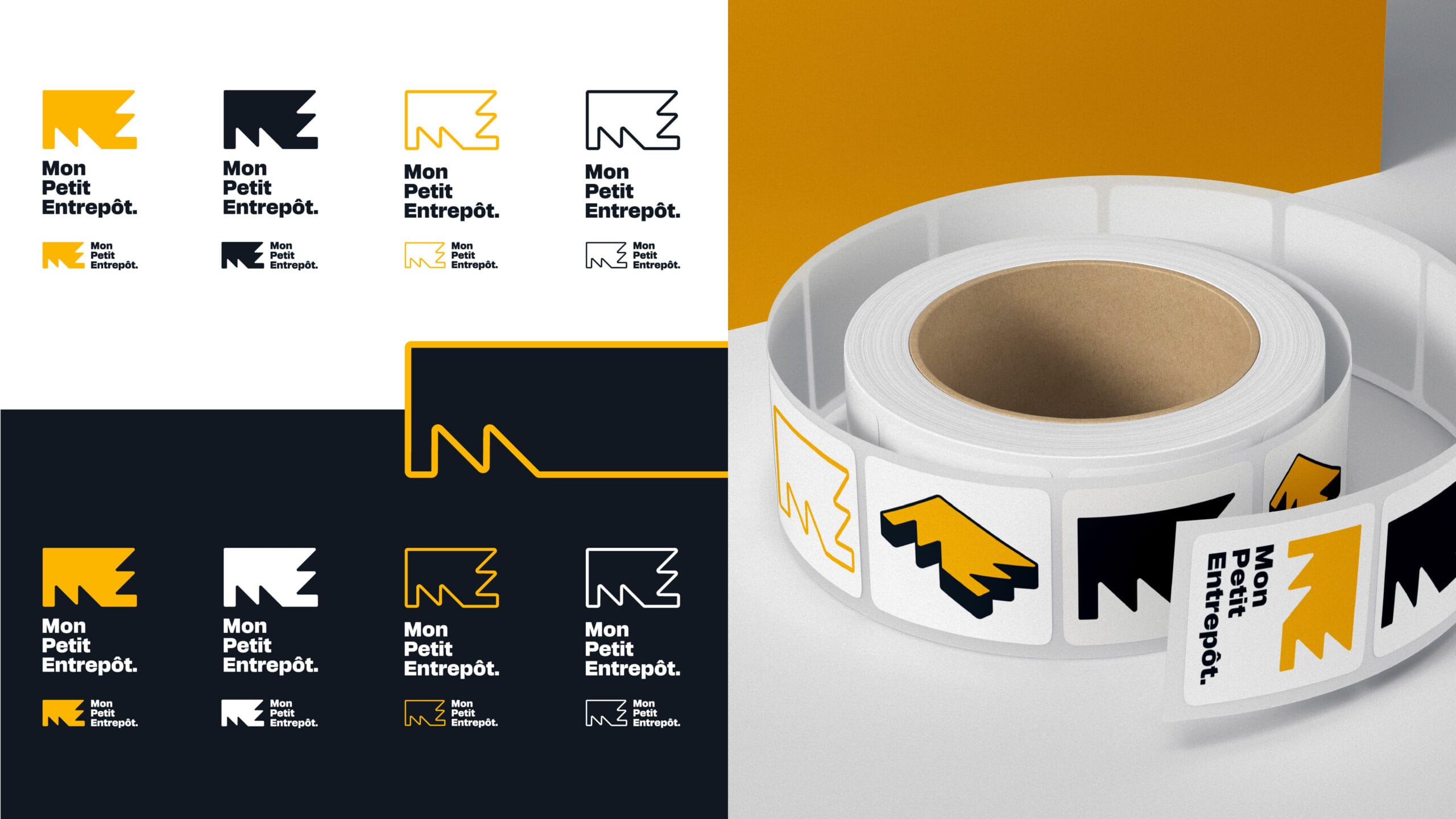 Mon Petit Entrepôt - déclinaisons logo