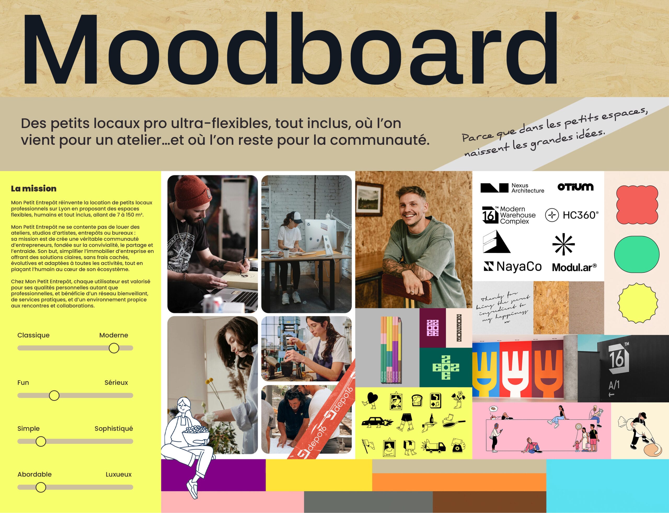 Mon Petit Entrepôt - moodboard